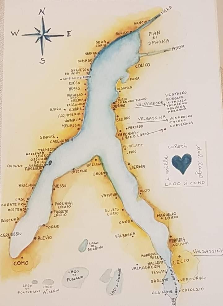 Appartamento Casa Maria Dervio Esterno foto